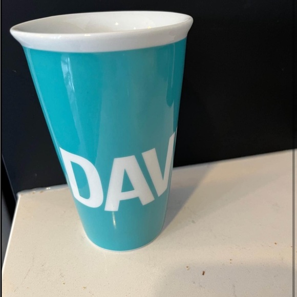 David’s tea Teal Ceramic Mug - Picture 2 of 4